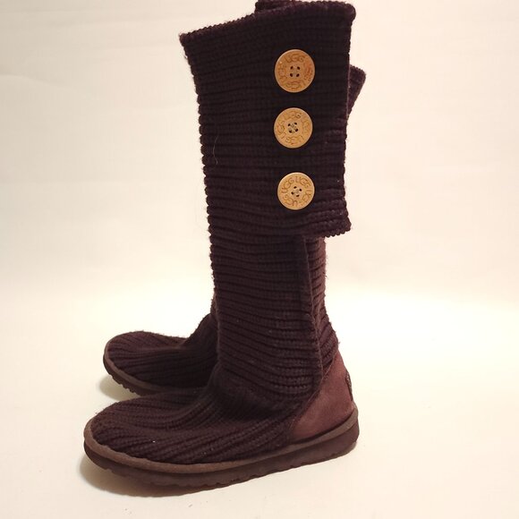 UGG Classic Cardi Boots Size 8 SN 5819 - Picture 9 of 11